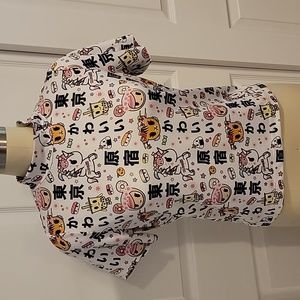 Tokidoki Tokyo Station Mock Neck Top Size M